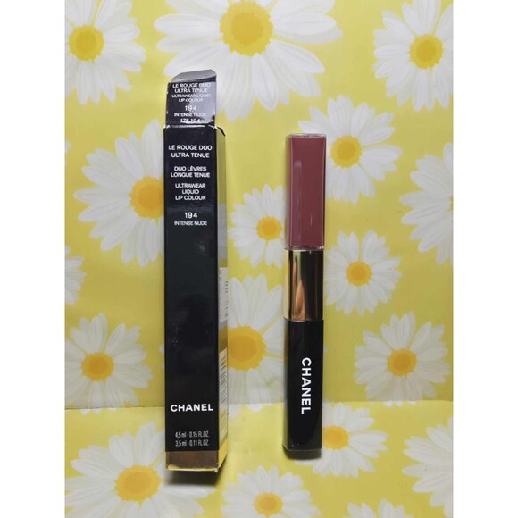 Chanel Le Rouge Duo Ultra Tenue Ultrawear Liquid Lip 194 INTENSE NUDE - Picture 5 of 8